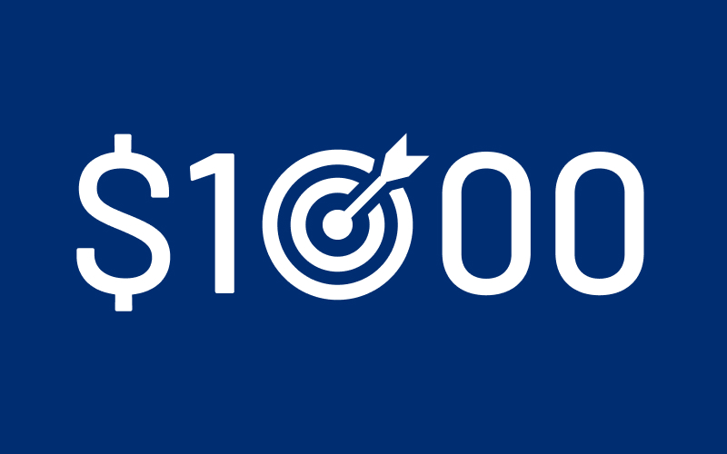 $1000 Goal