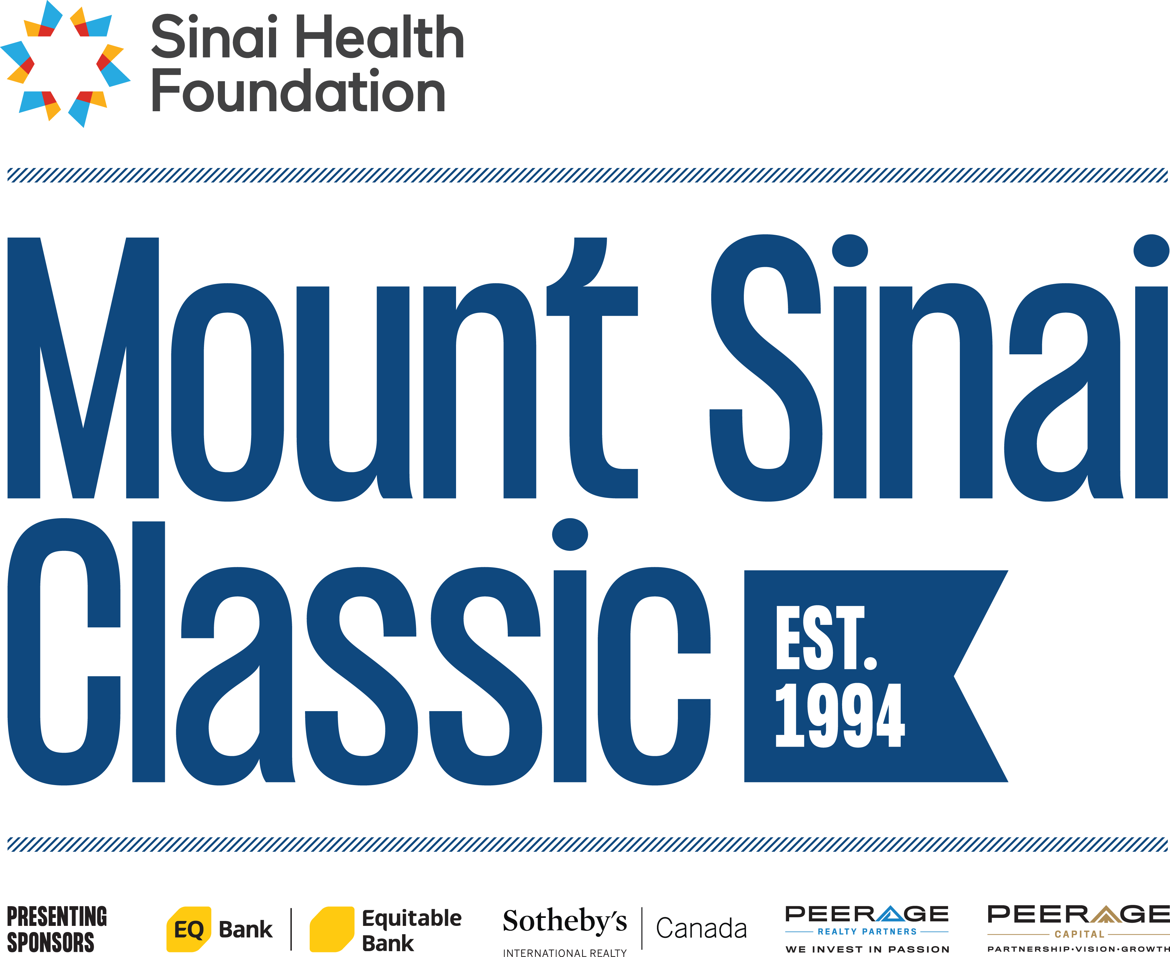Mount Sinai Classic at Magna Golf Club on August 10, 2026, presented by EQ Bank, Sotheby’s Canada, and Peerage Realty Partners