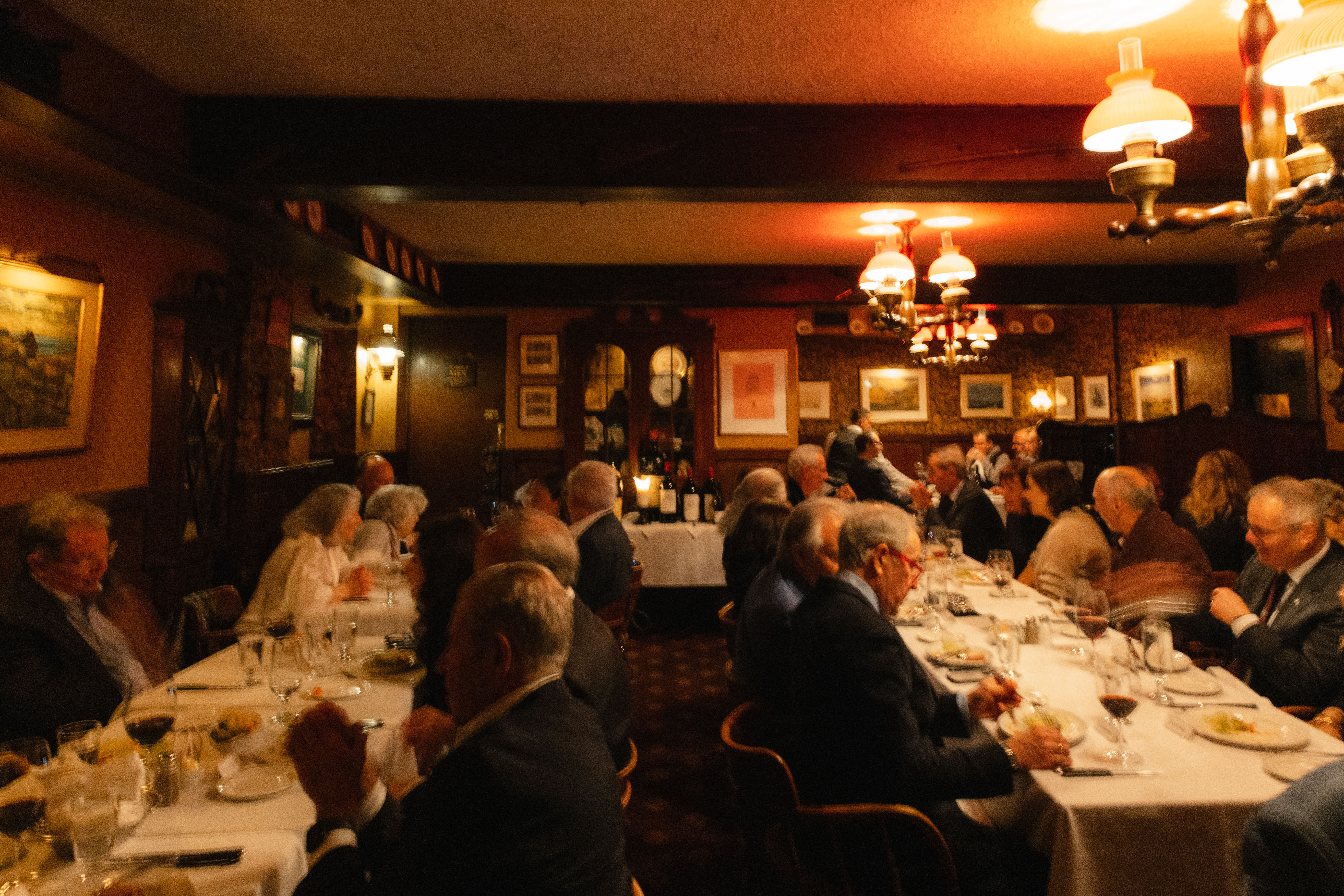 busy interior of a restaurant
